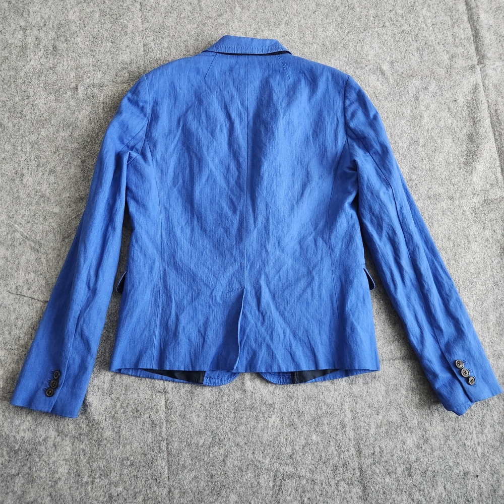 J.Crew Schoolboy Blazer Jacket Women's 6 Blue Business Career Office Minimalist - Picture 2 of 13
